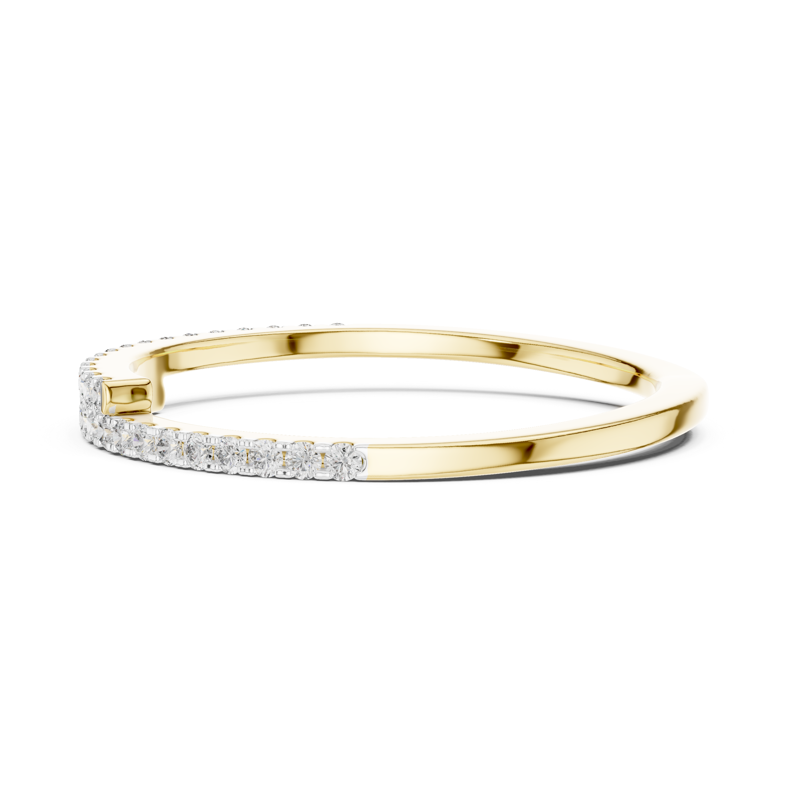 Double Row Pavé Diamond Ring