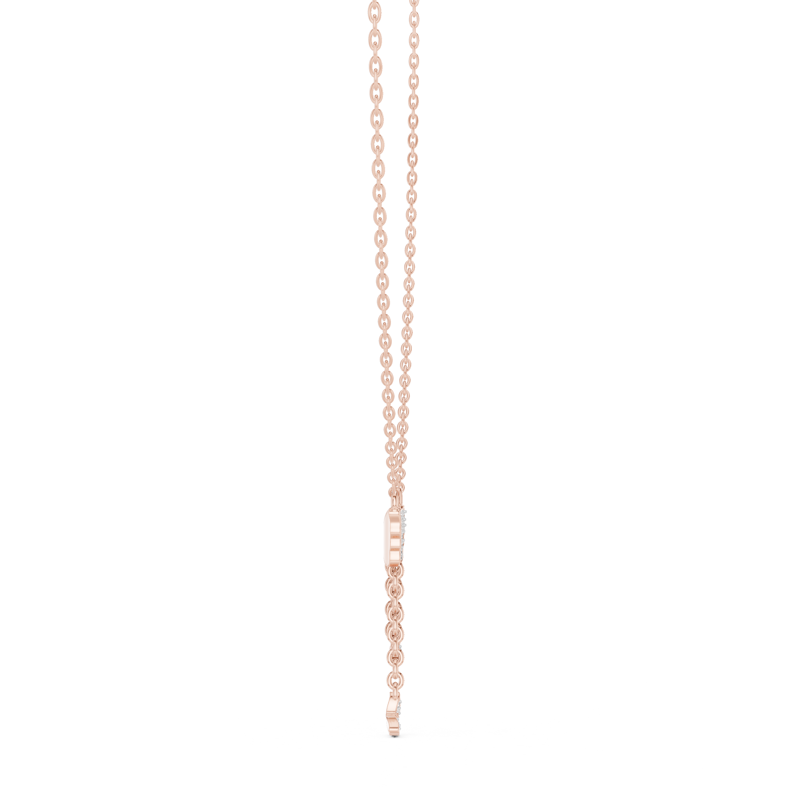 Lab Grown Diamond Butterfly Lariat Necklace