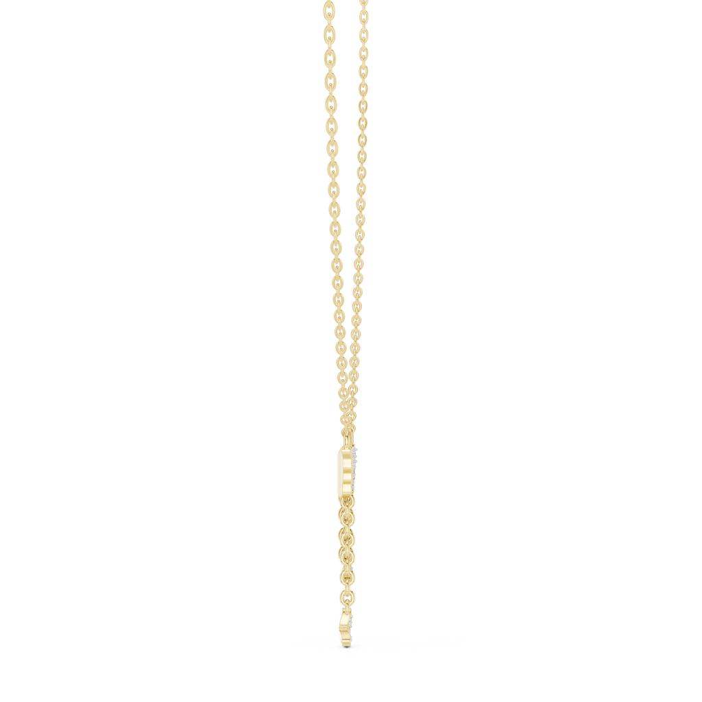 Lab Grown Diamond Butterfly Lariat Necklace