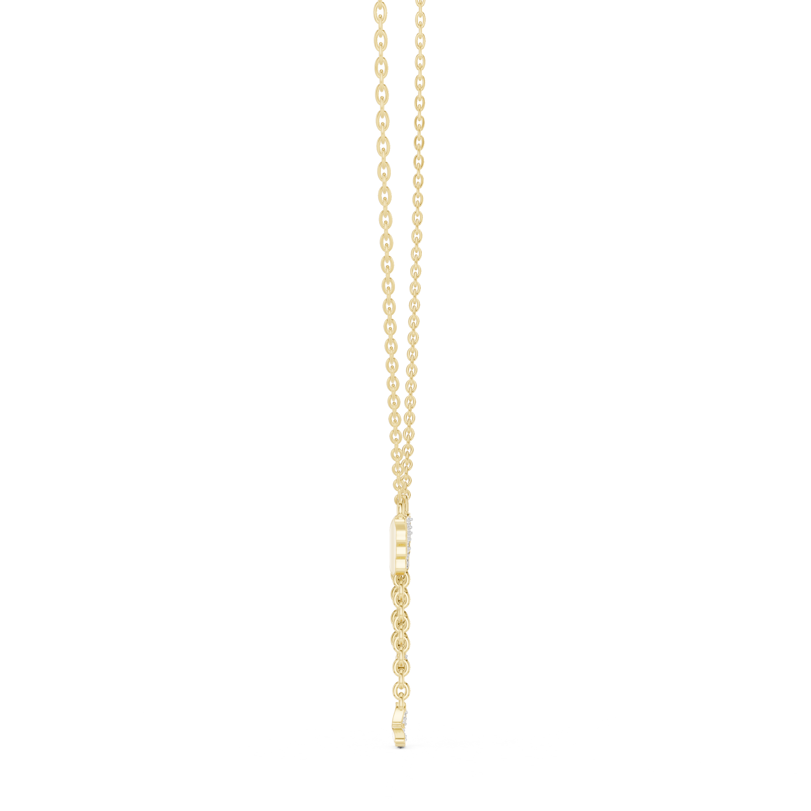 Lab Grown Diamond Butterfly Lariat Necklace