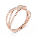 Double Row Diamond Band Ring