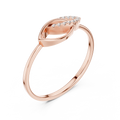Marquise Twist Diamond Ring