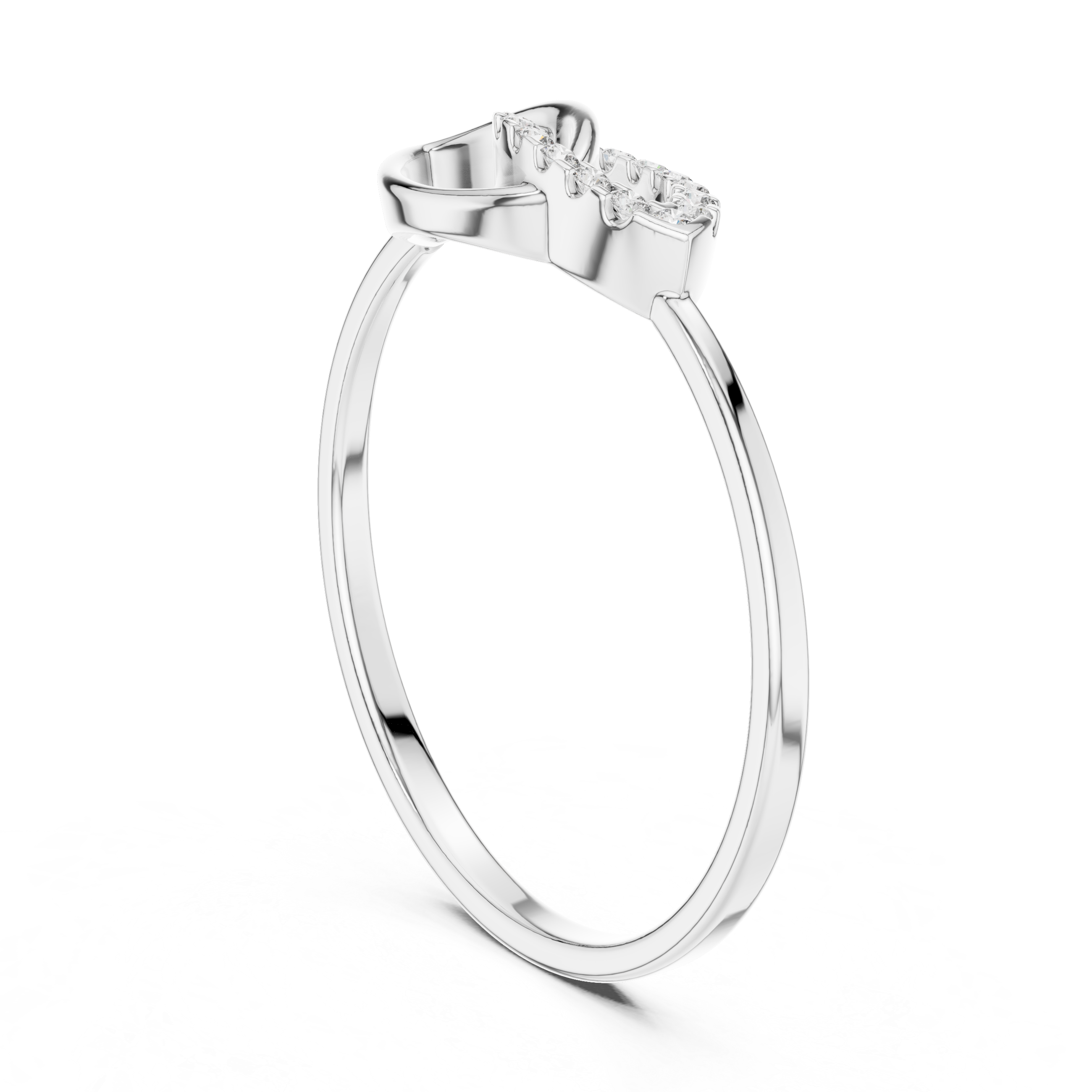 Marquise Twist Diamond Ring