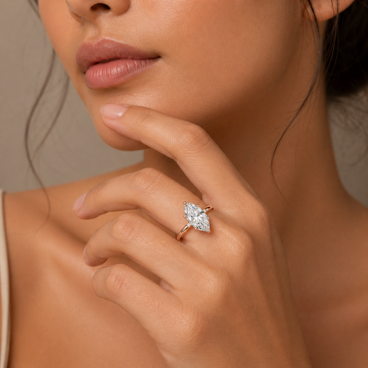Marquise Cut Solitaire Ring