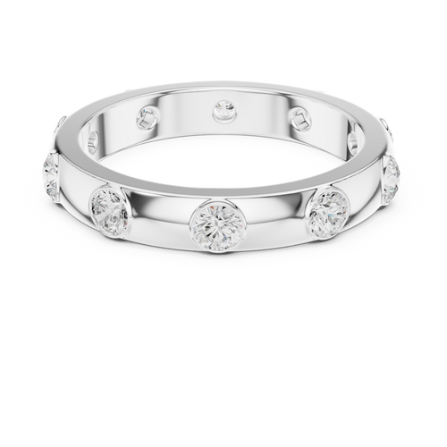Bezel Set Diamond Band Ring