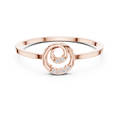 Spiral Circle Diamond Ring