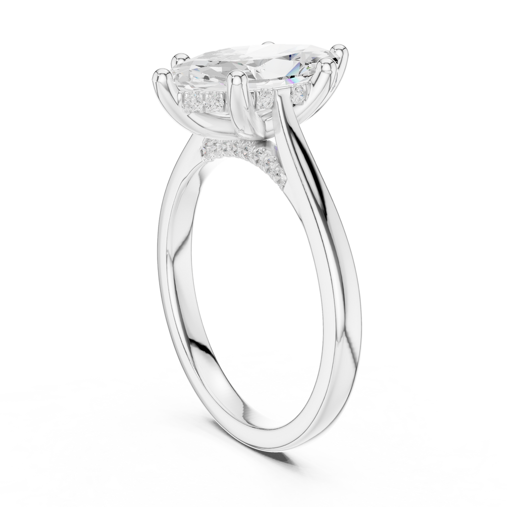 Marquise Cut Solitaire Ring