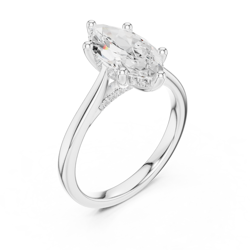 Marquise Cut Solitaire Ring