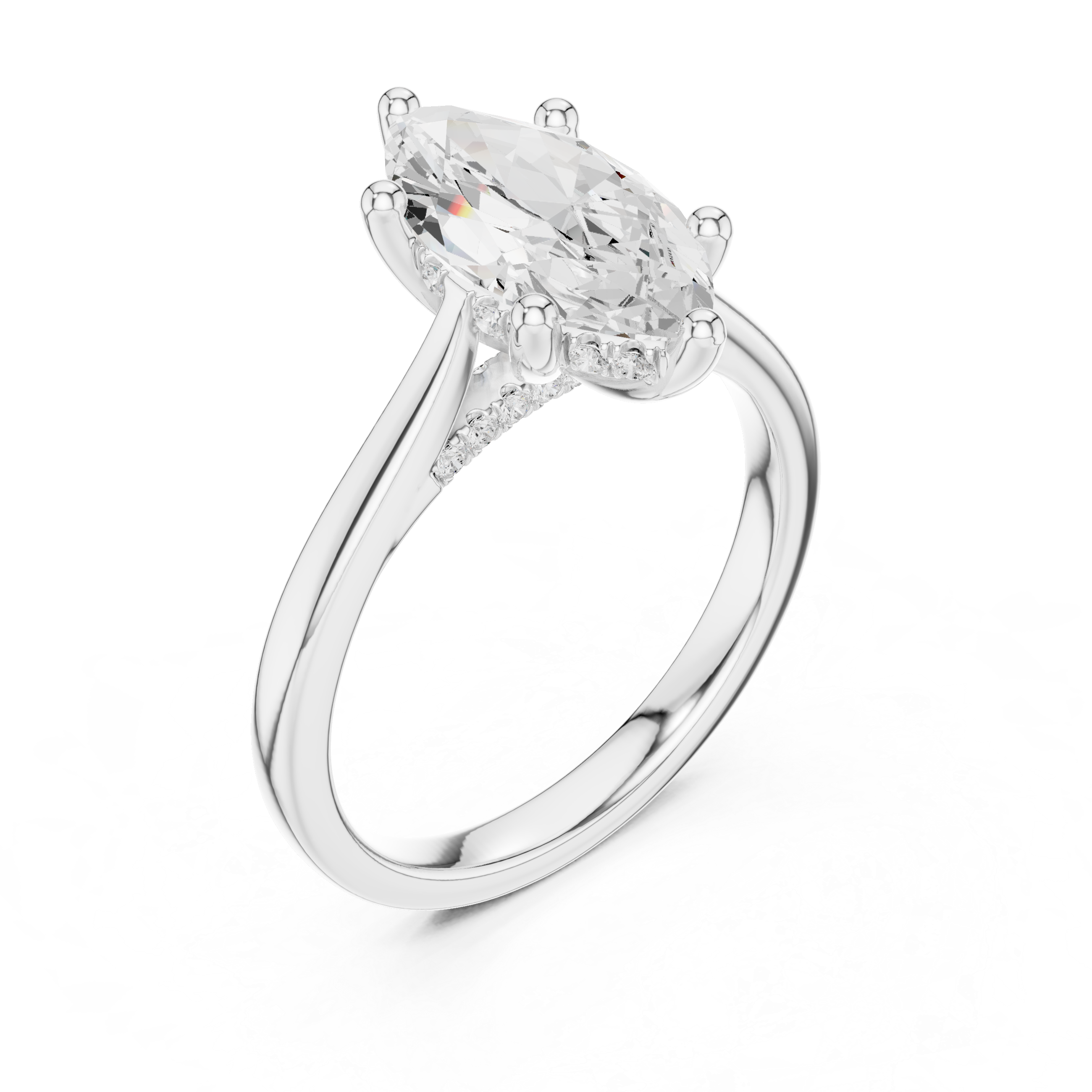Marquise Cut Solitaire Ring