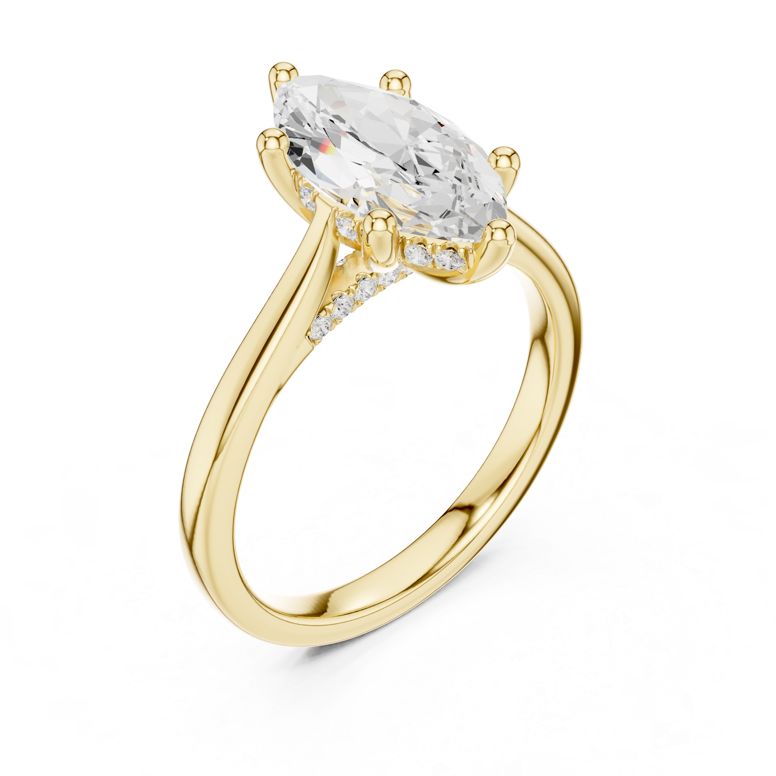 Marquise Cut Solitaire Ring
