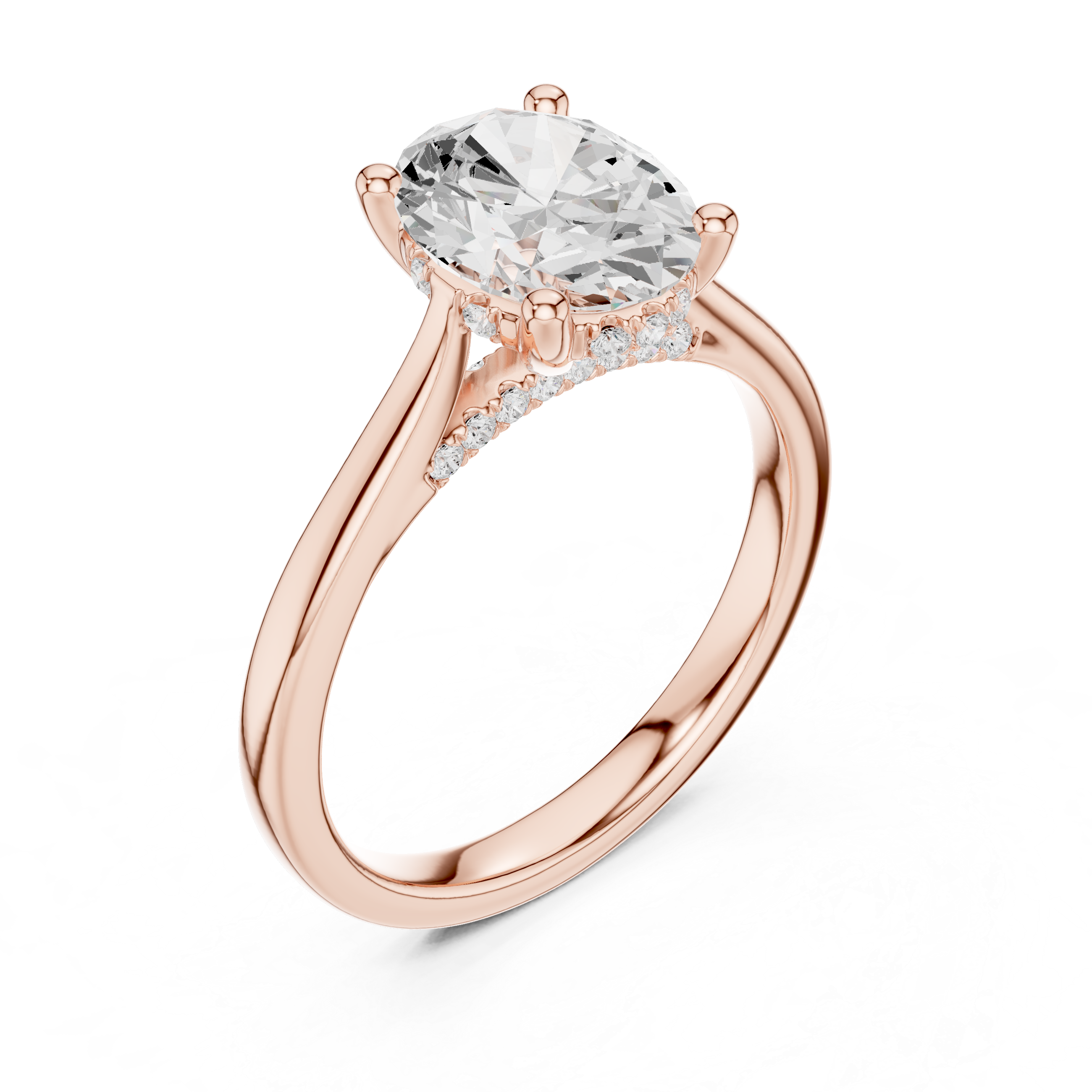 Oval Cut Solitaire Ring