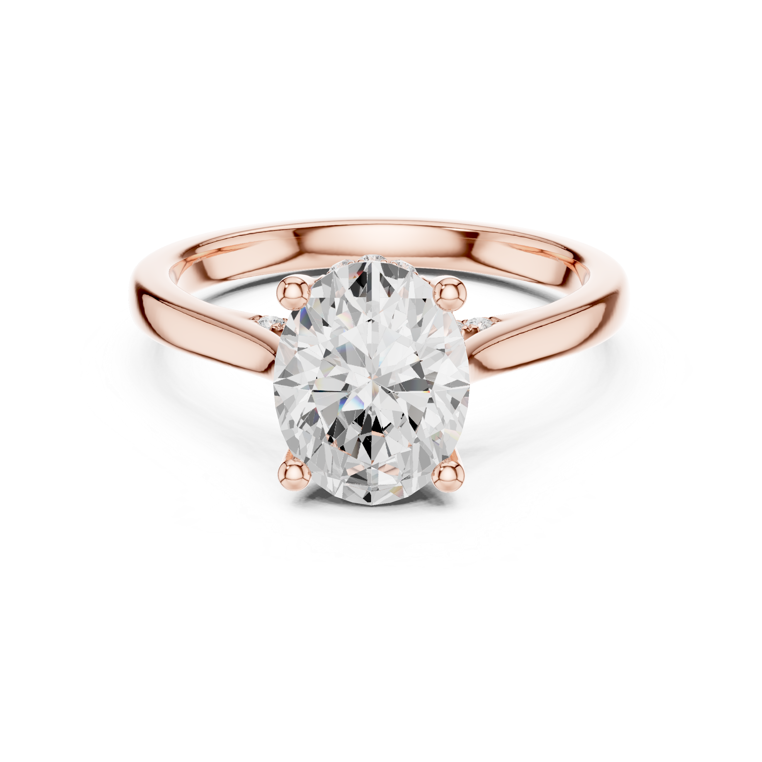 Oval Cut Solitaire Ring