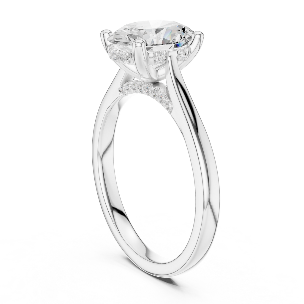 Oval Cut Solitaire Ring