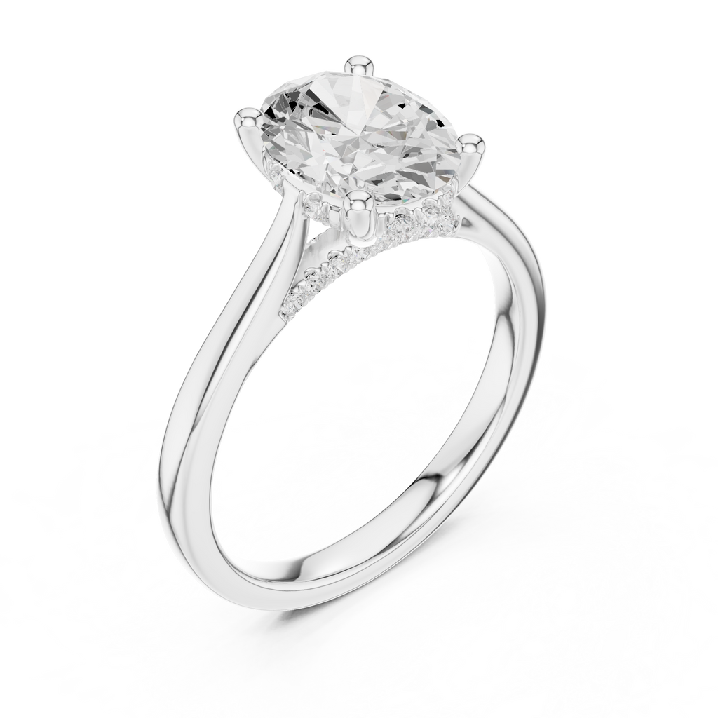 Oval Cut Solitaire Ring