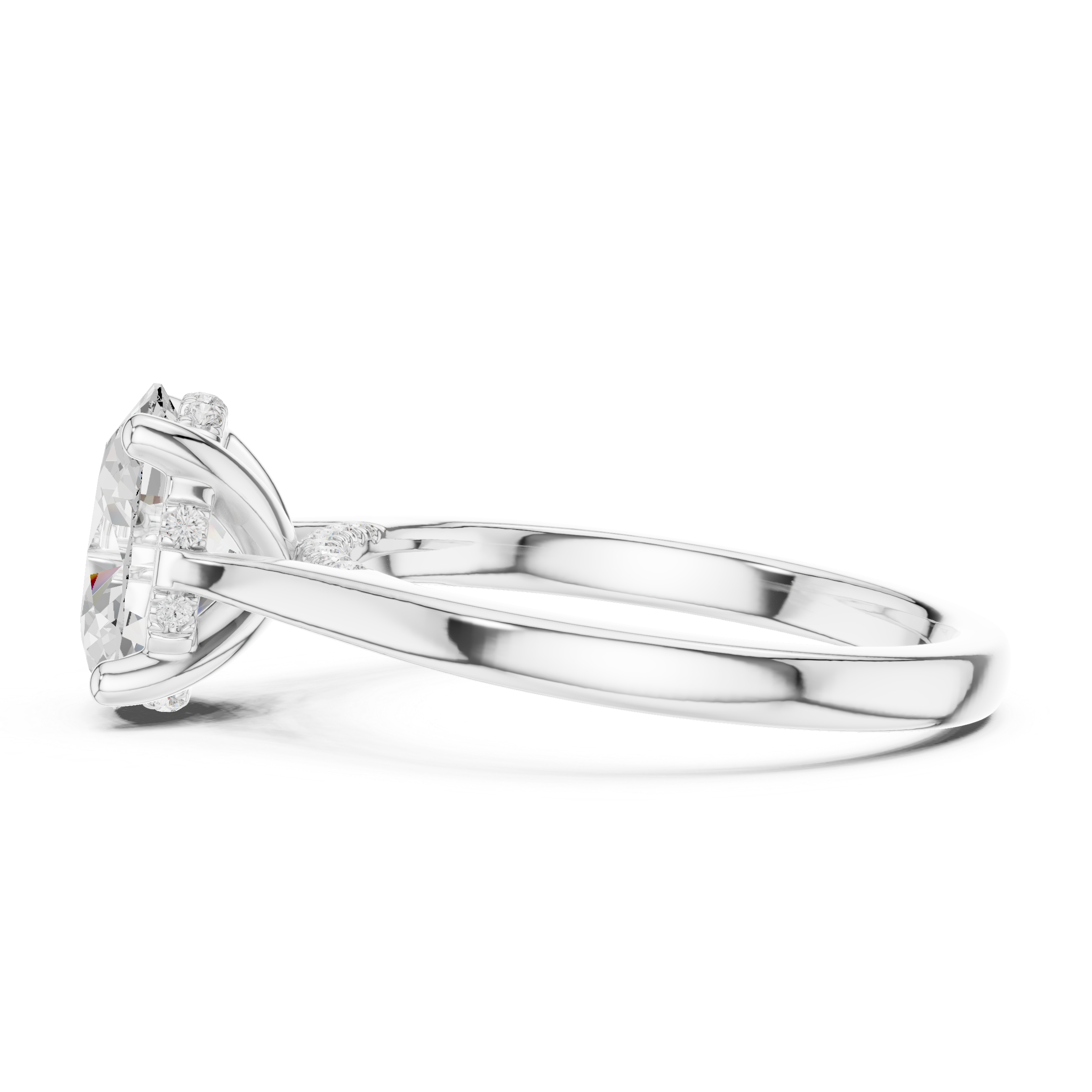 Oval Cut Solitaire Ring