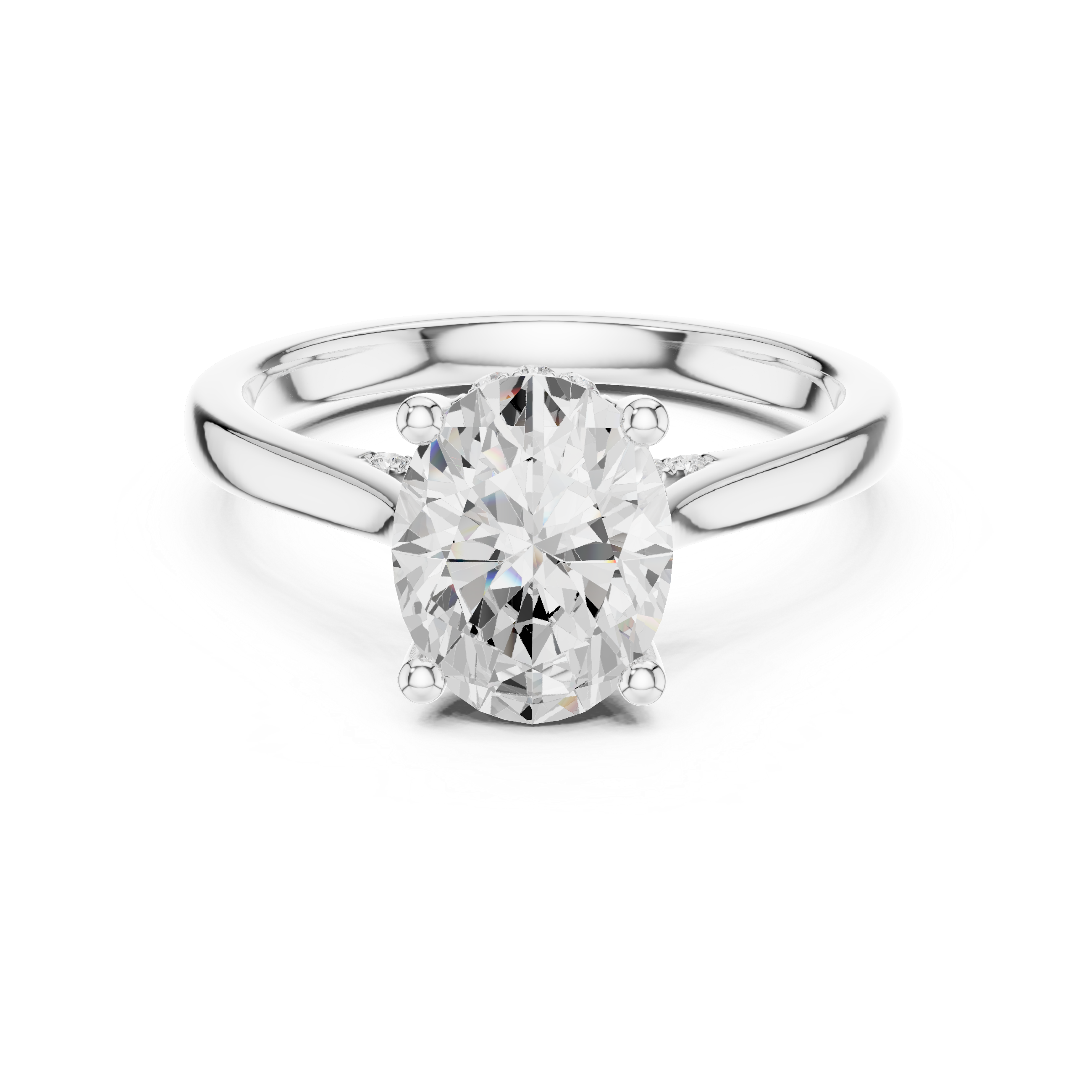 Oval Cut Solitaire Ring