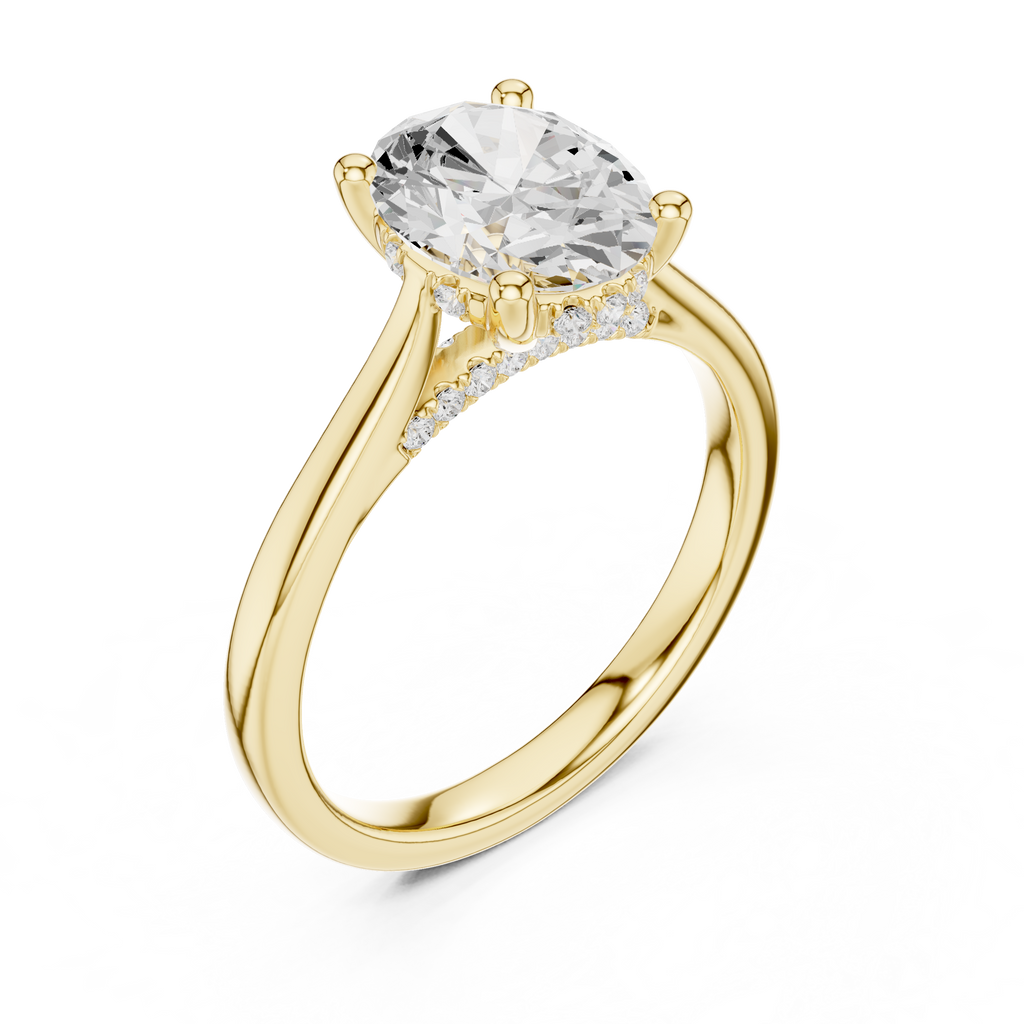 Oval Cut Solitaire Ring