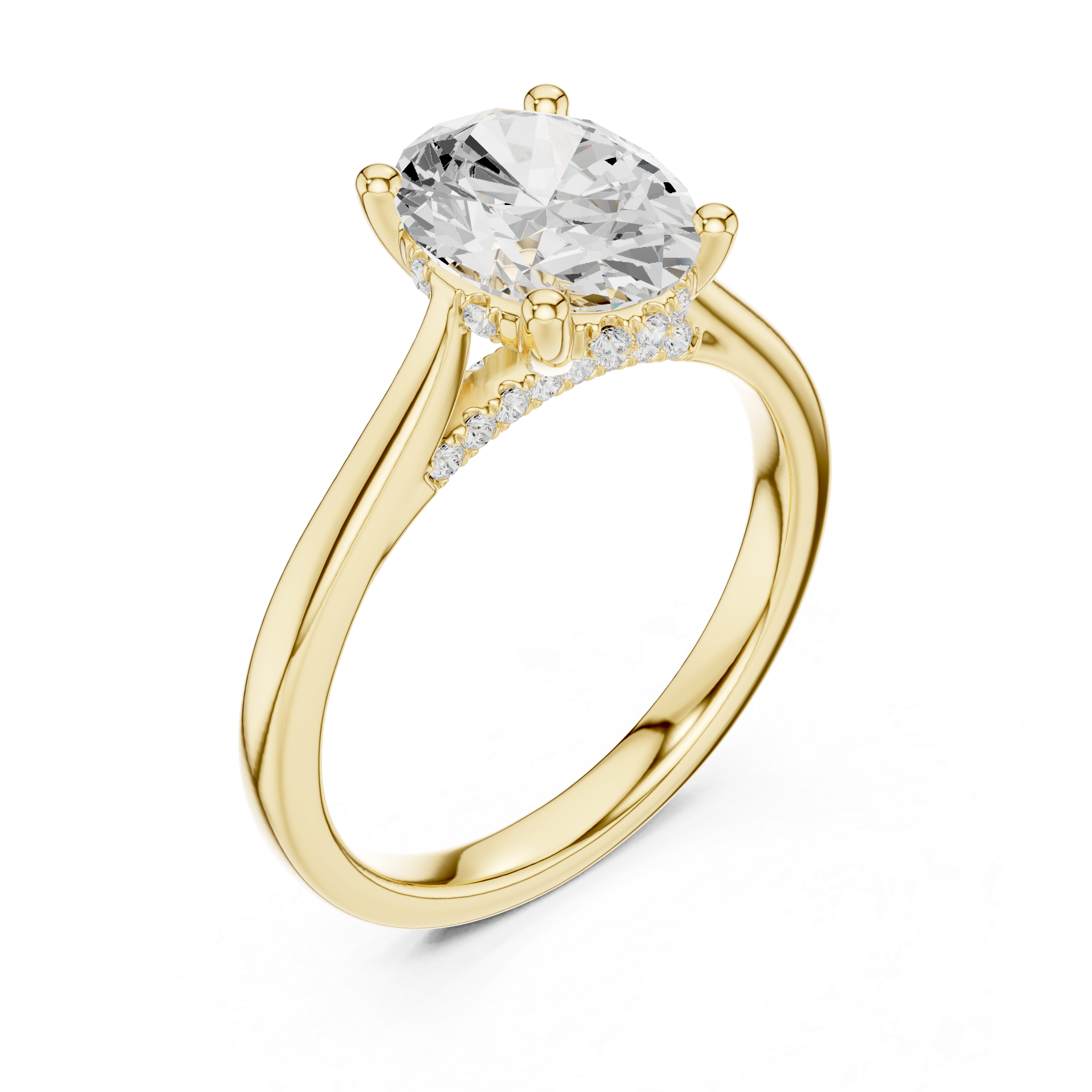 Oval Cut Solitaire Ring