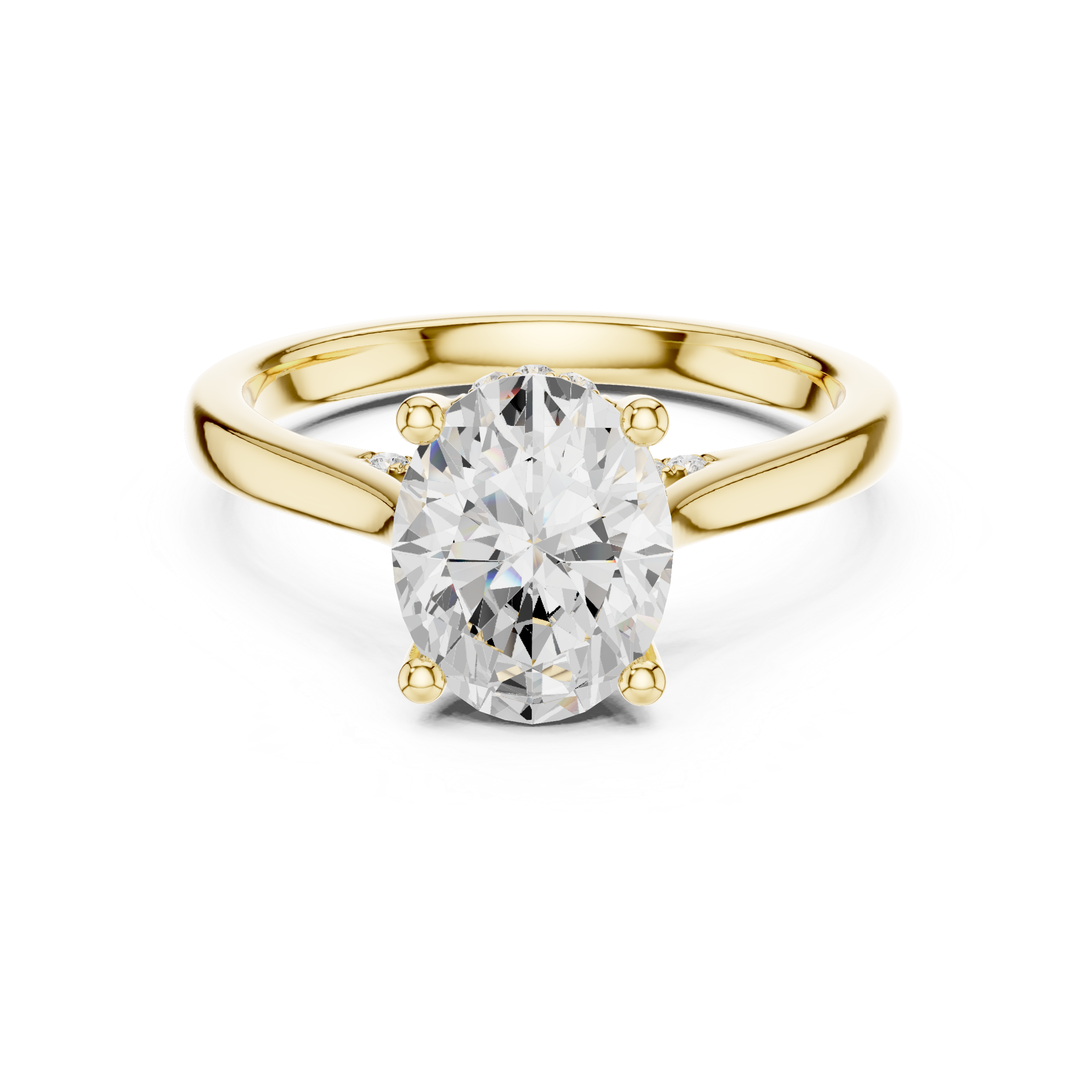 Oval Cut Solitaire Ring