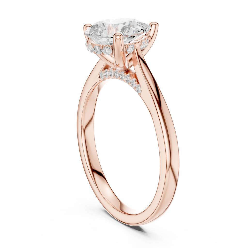Pear Cut Solitaire Ring