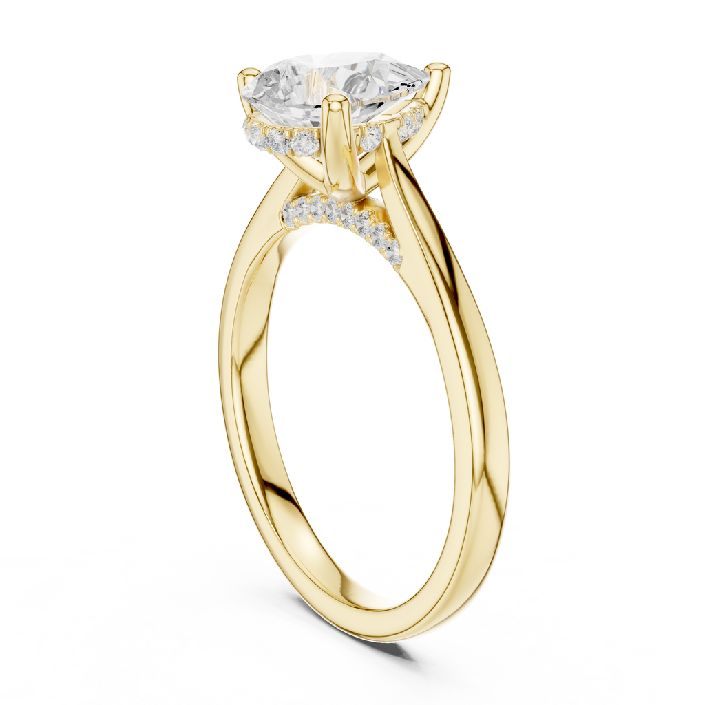 Pear Cut Solitaire Ring