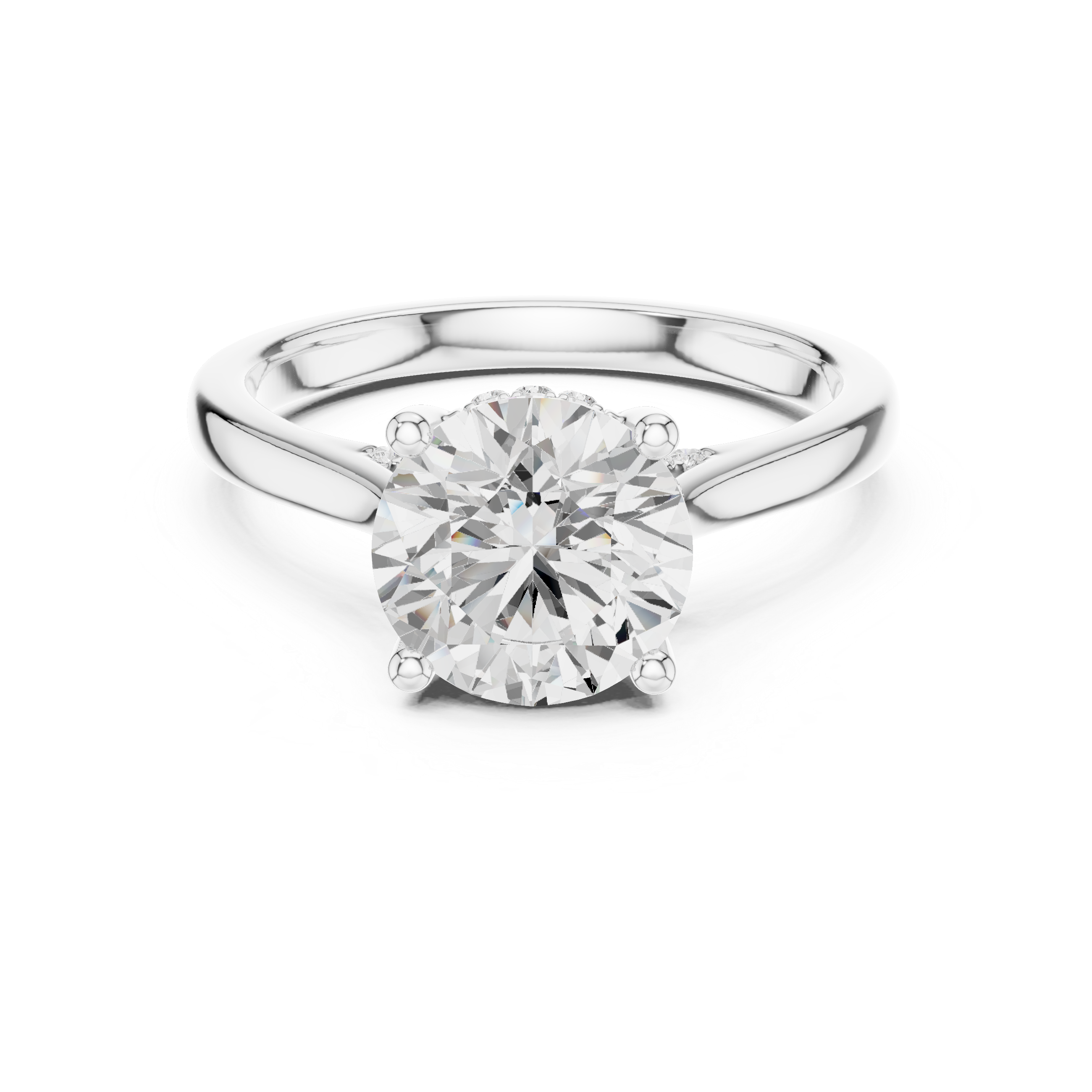 Round Brilliant Solitaire Ring