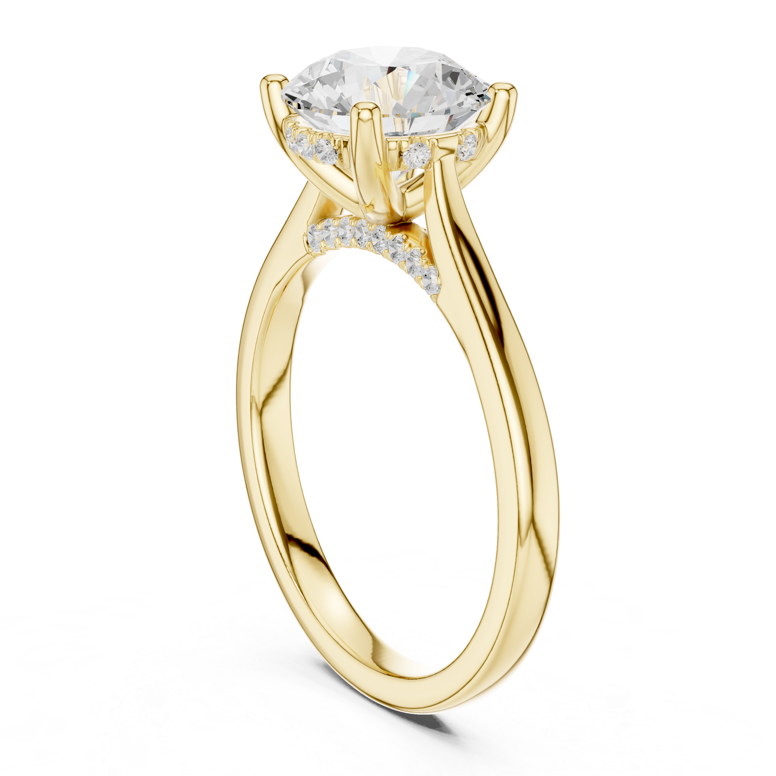 Round Brilliant Solitaire Ring