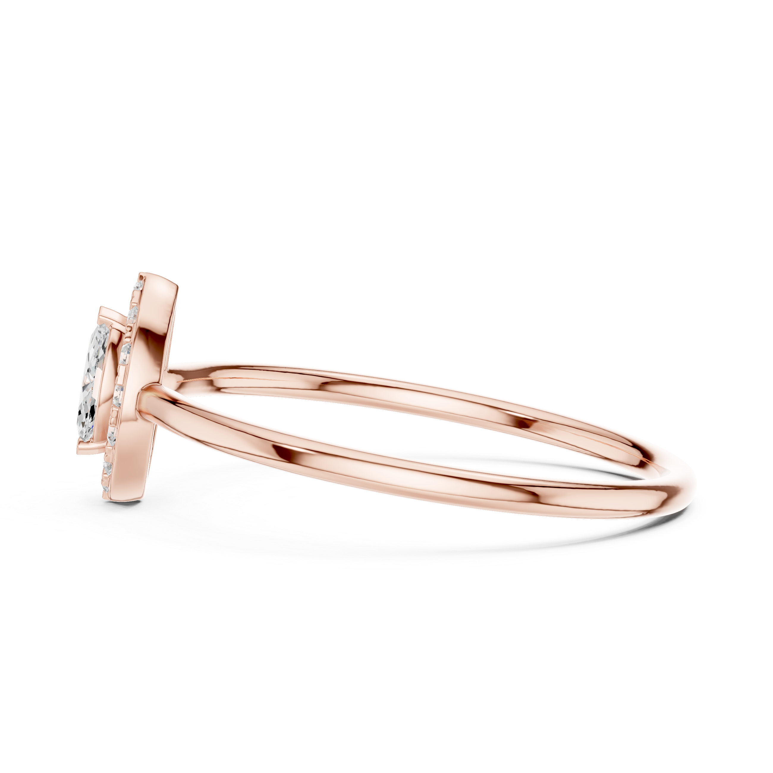 Royal Marquise Halo Ring