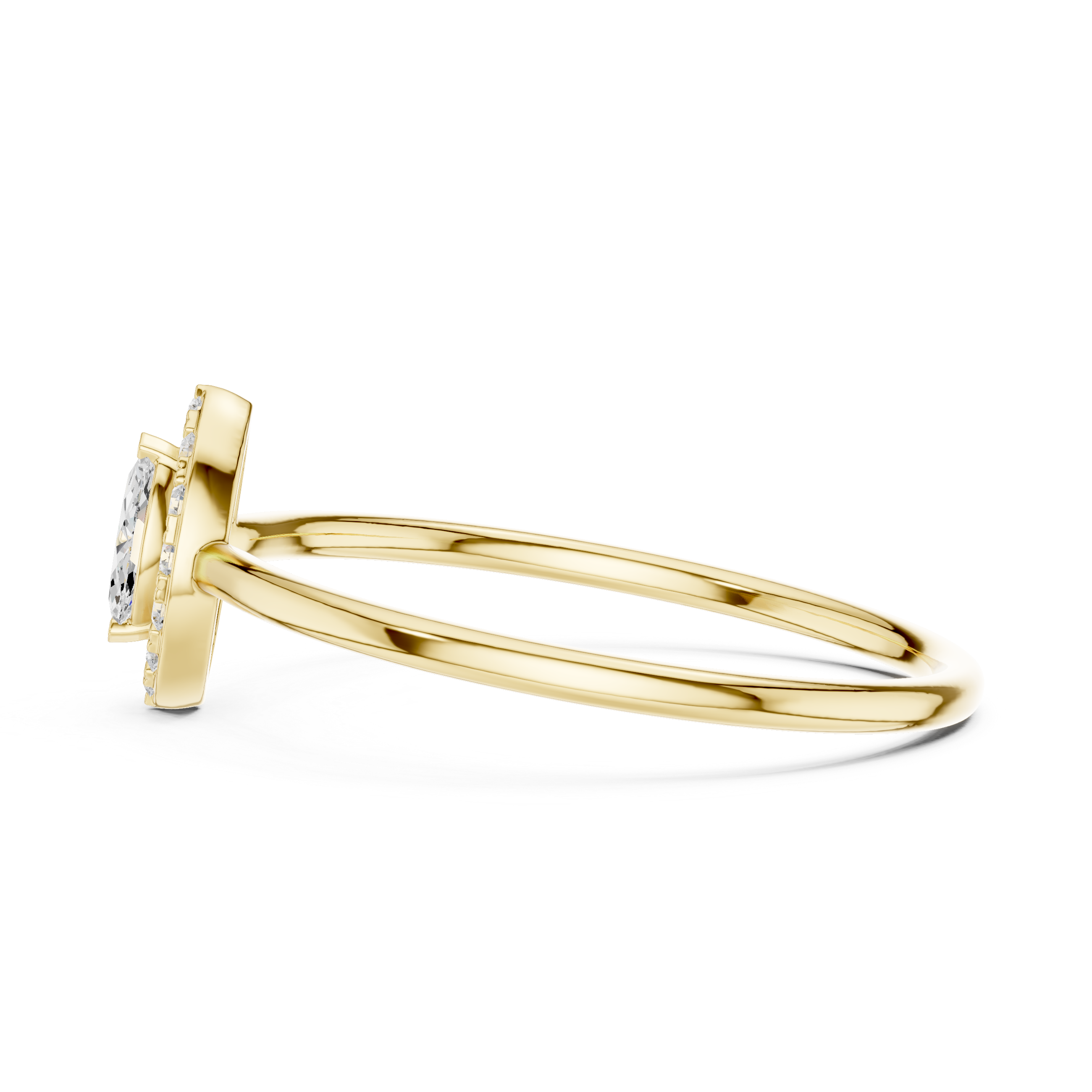 Royal Marquise Halo Ring