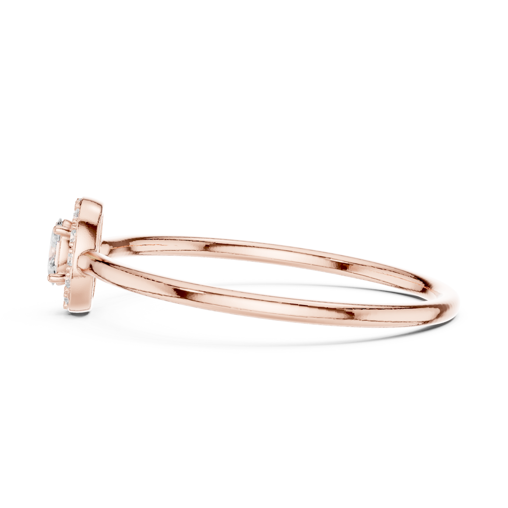 Oval Halo Diamond Ring