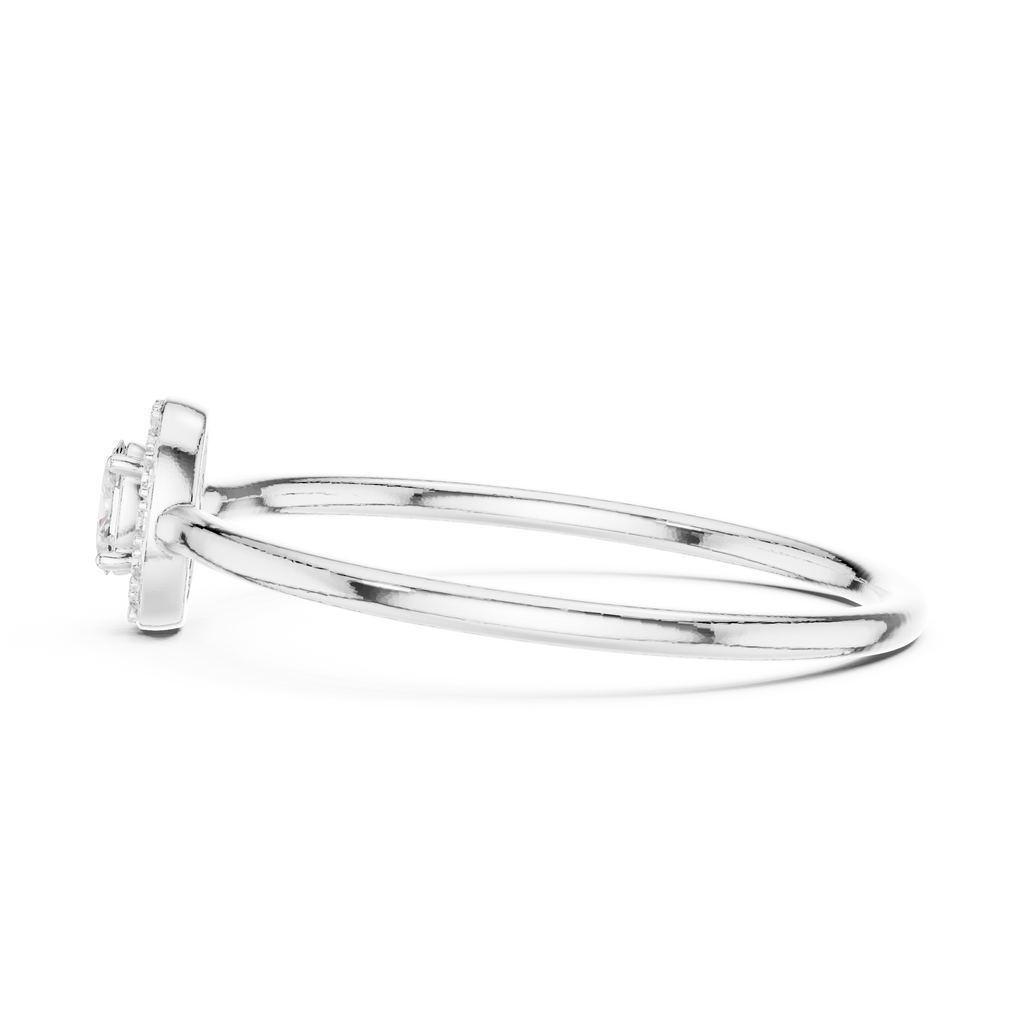 Oval Halo Diamond Ring