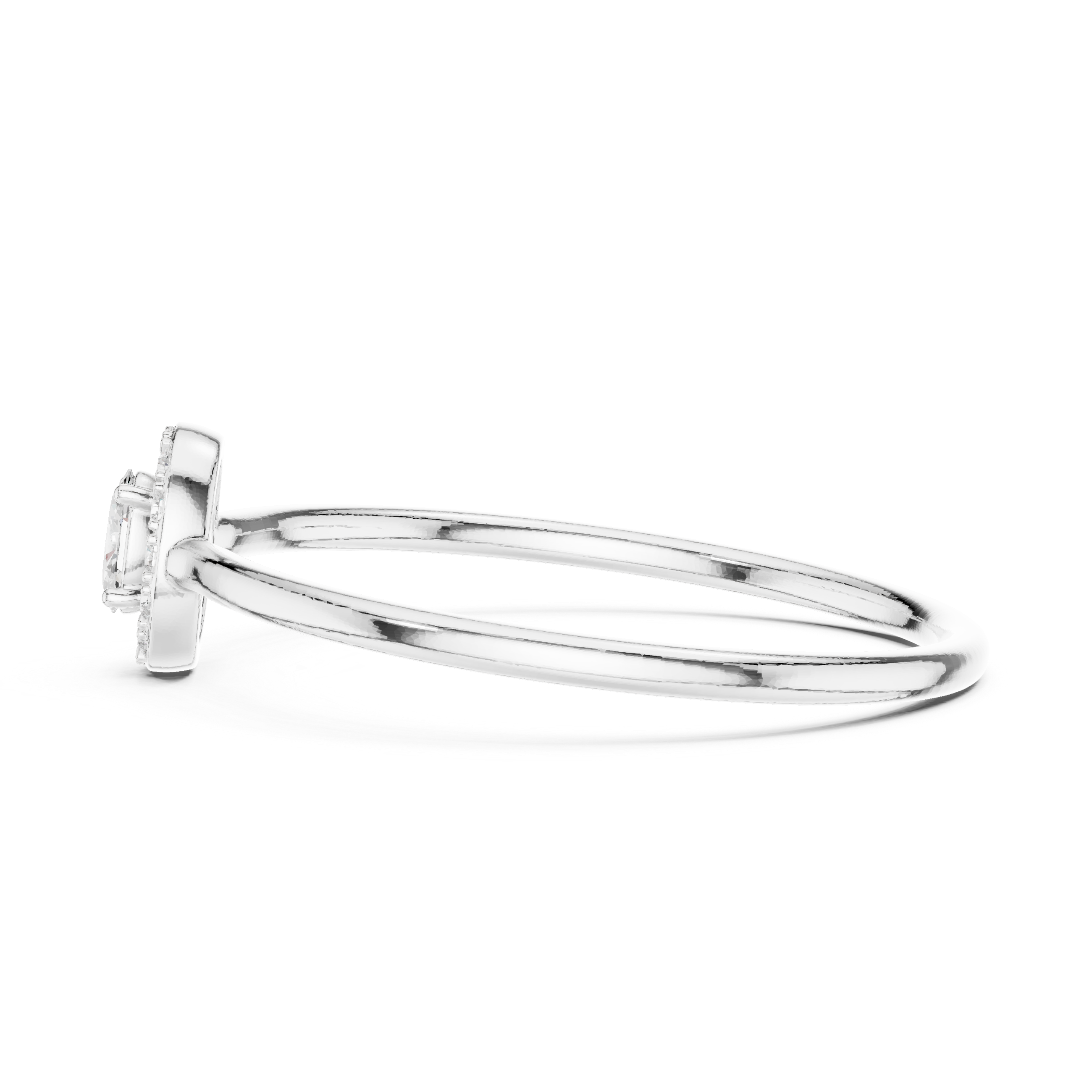Oval Halo Diamond Ring