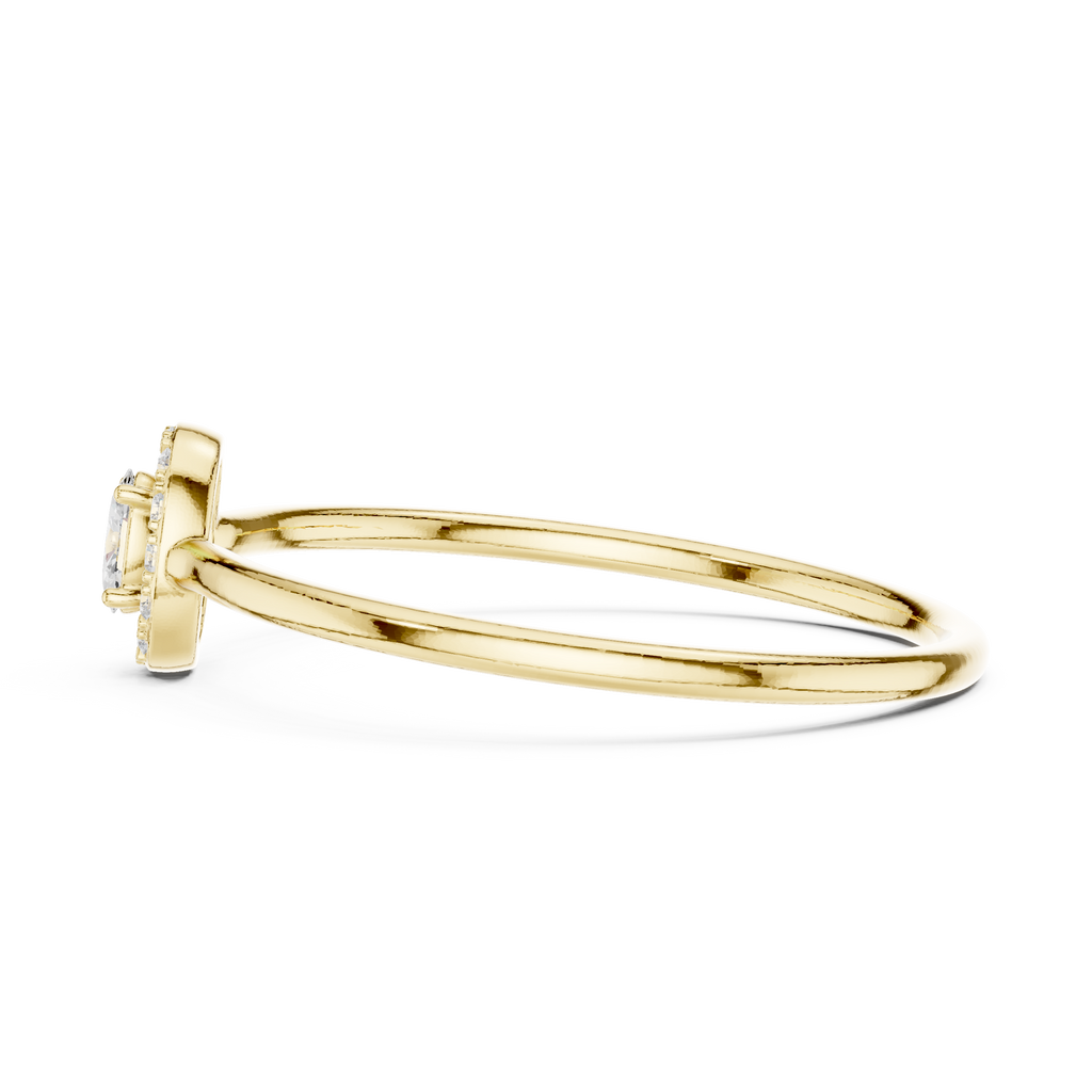 Oval Halo Diamond Ring