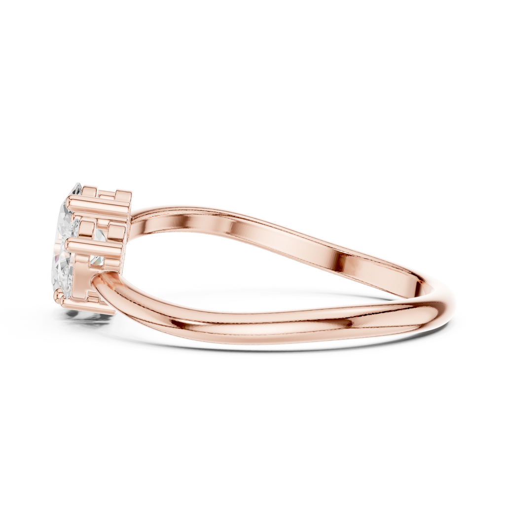 Dual Diamond Love Ring