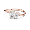Dual Diamond Love Ring