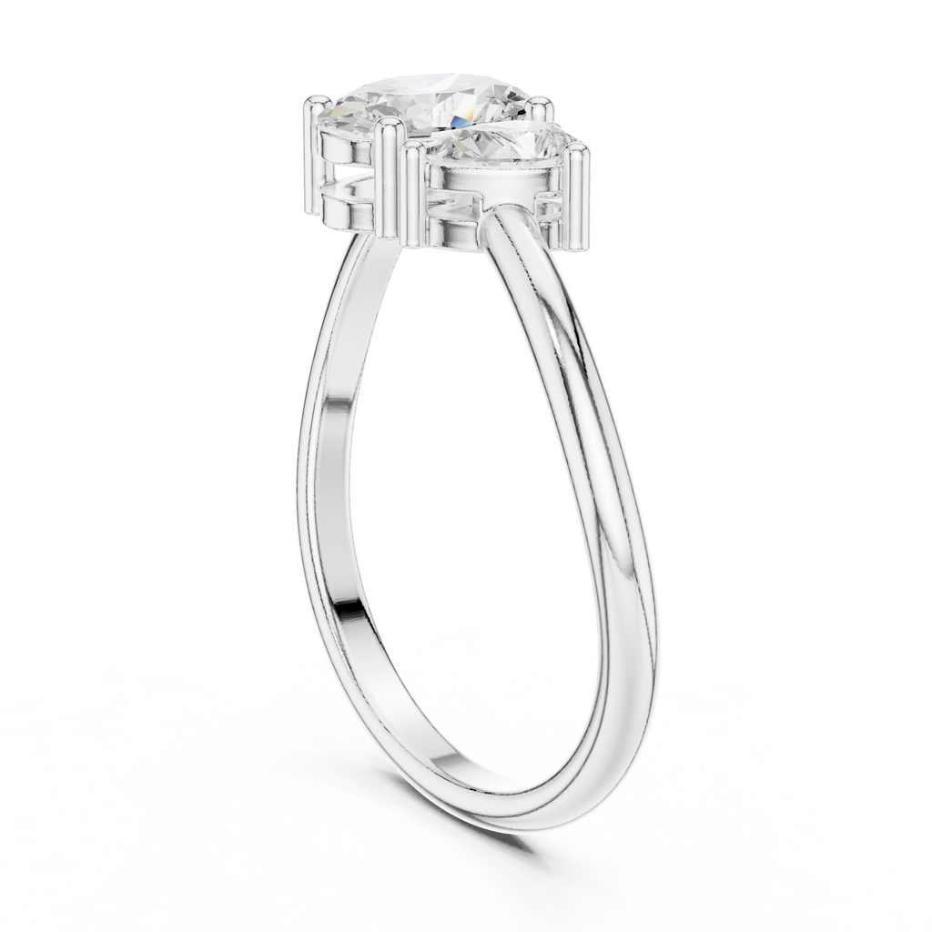 Dual Diamond Love Ring