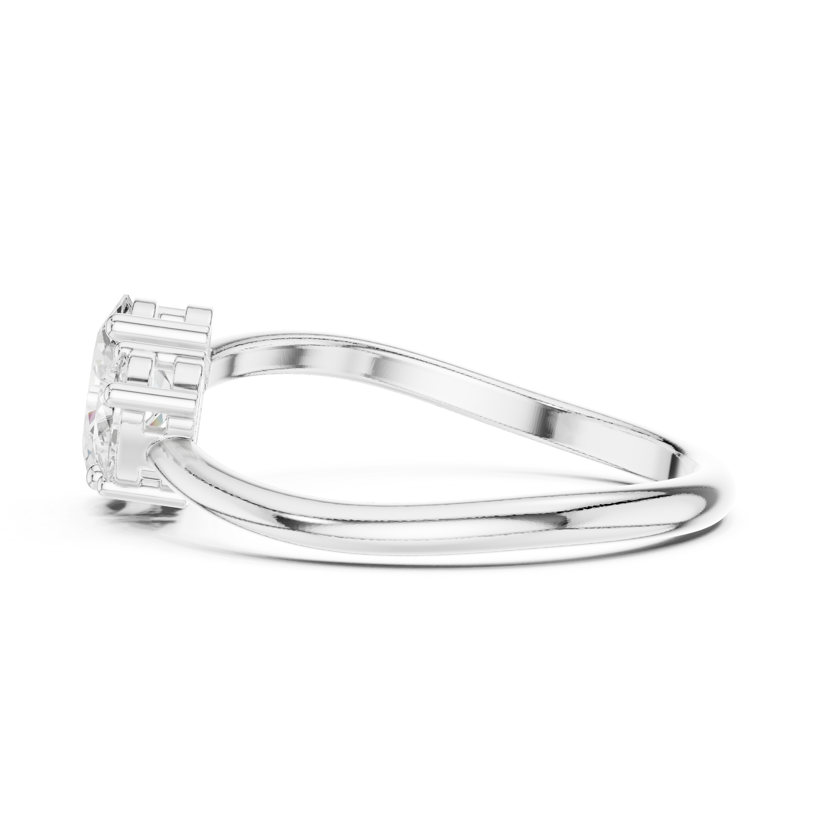 Dual Diamond Love Ring