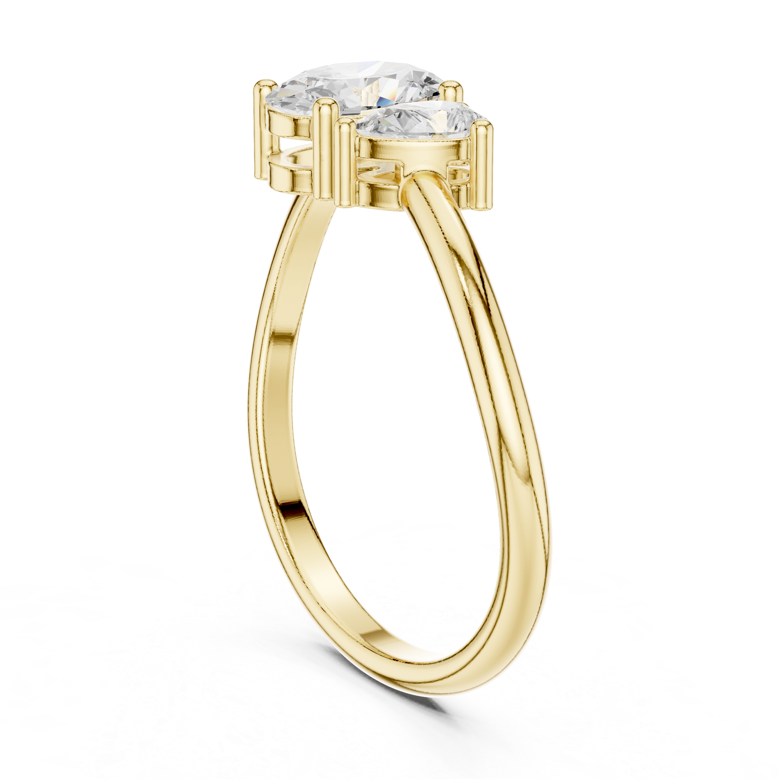 Dual Diamond Love Ring
