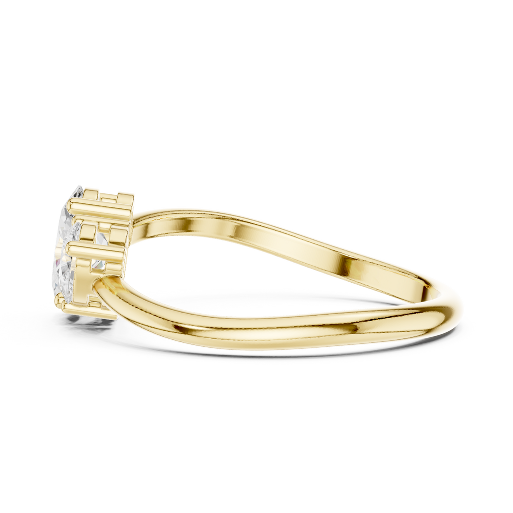 Dual Diamond Love Ring