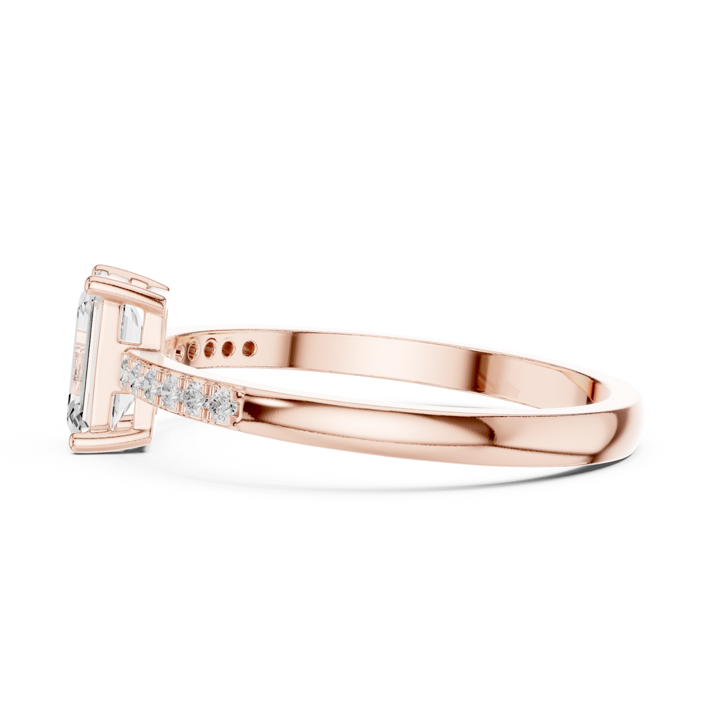Emerald Cut Diamond Ring