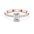 Emerald Cut Diamond Ring