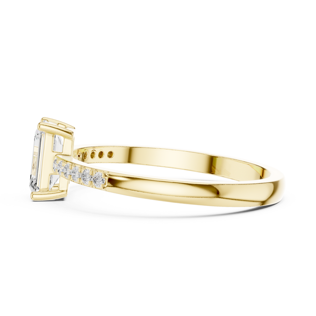 Emerald Cut Diamond Ring