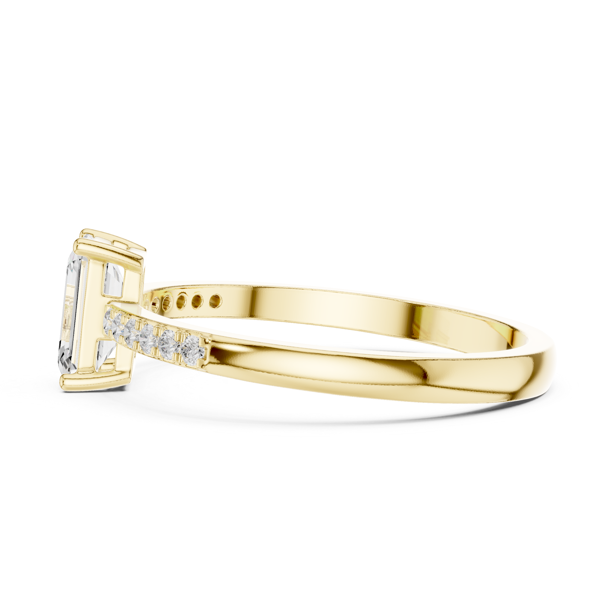 Emerald Cut Diamond Ring