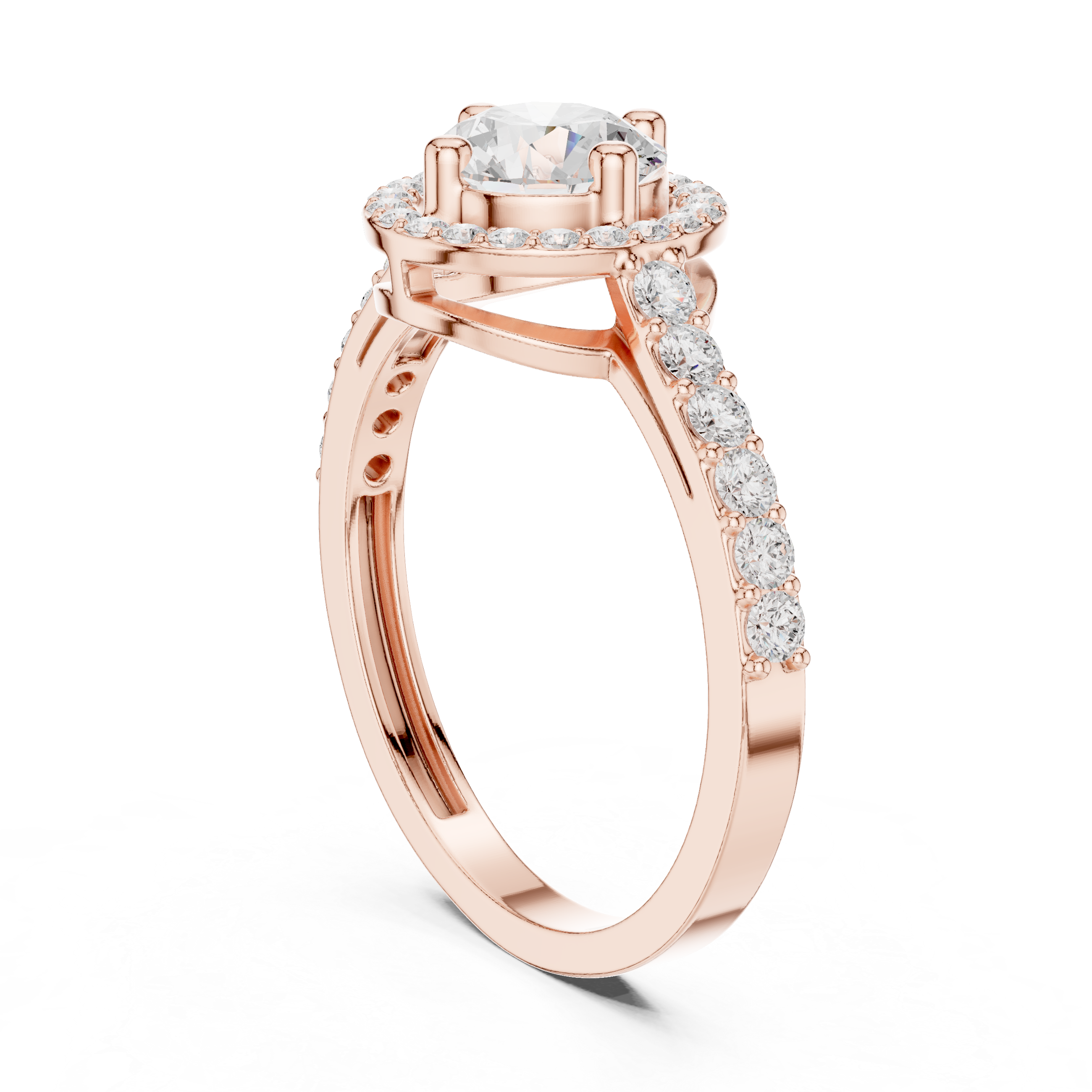 Halo Diamond Ring
