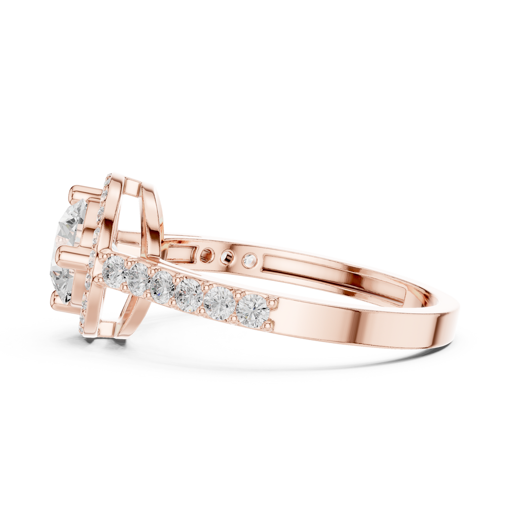 Halo Diamond Ring
