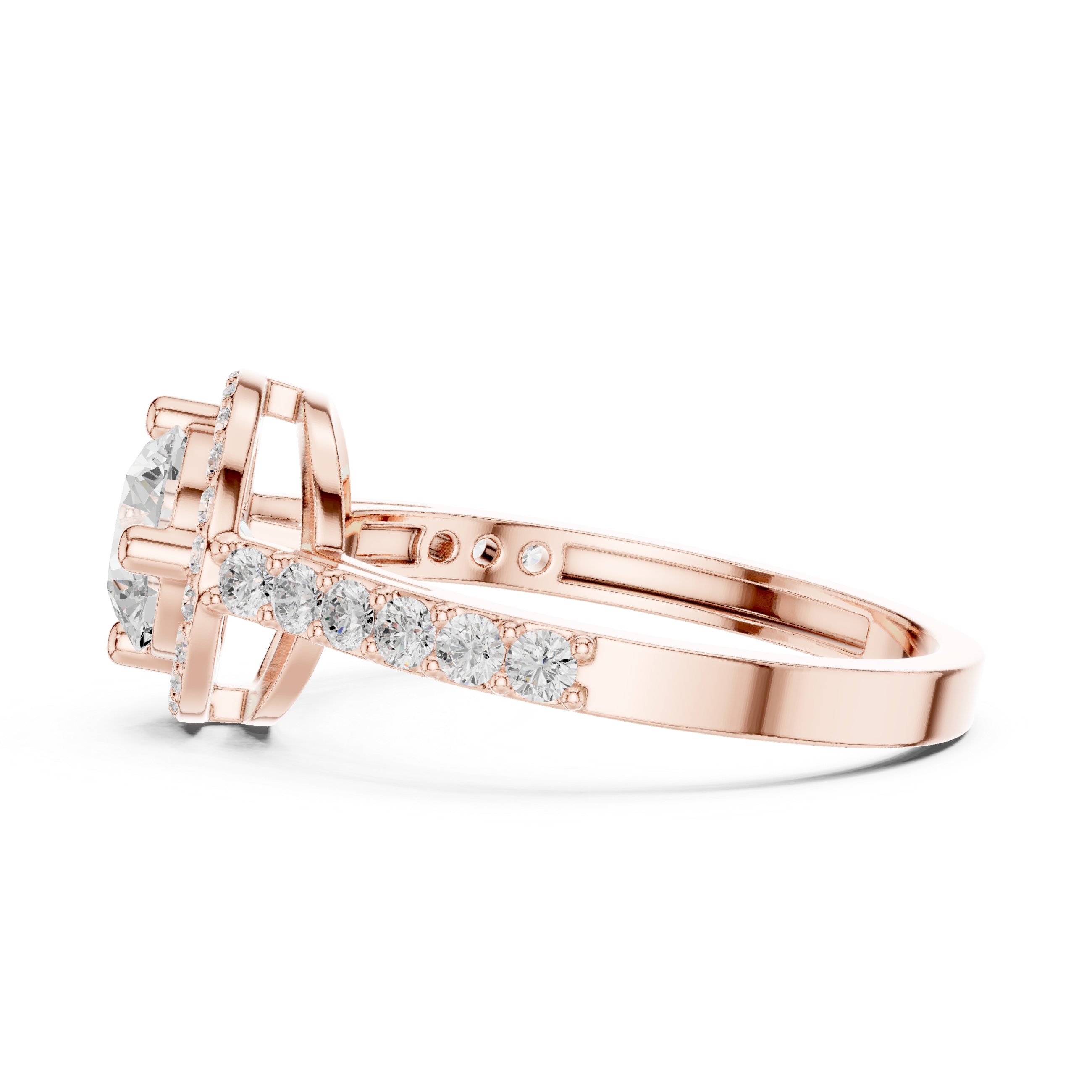 Halo Diamond Ring