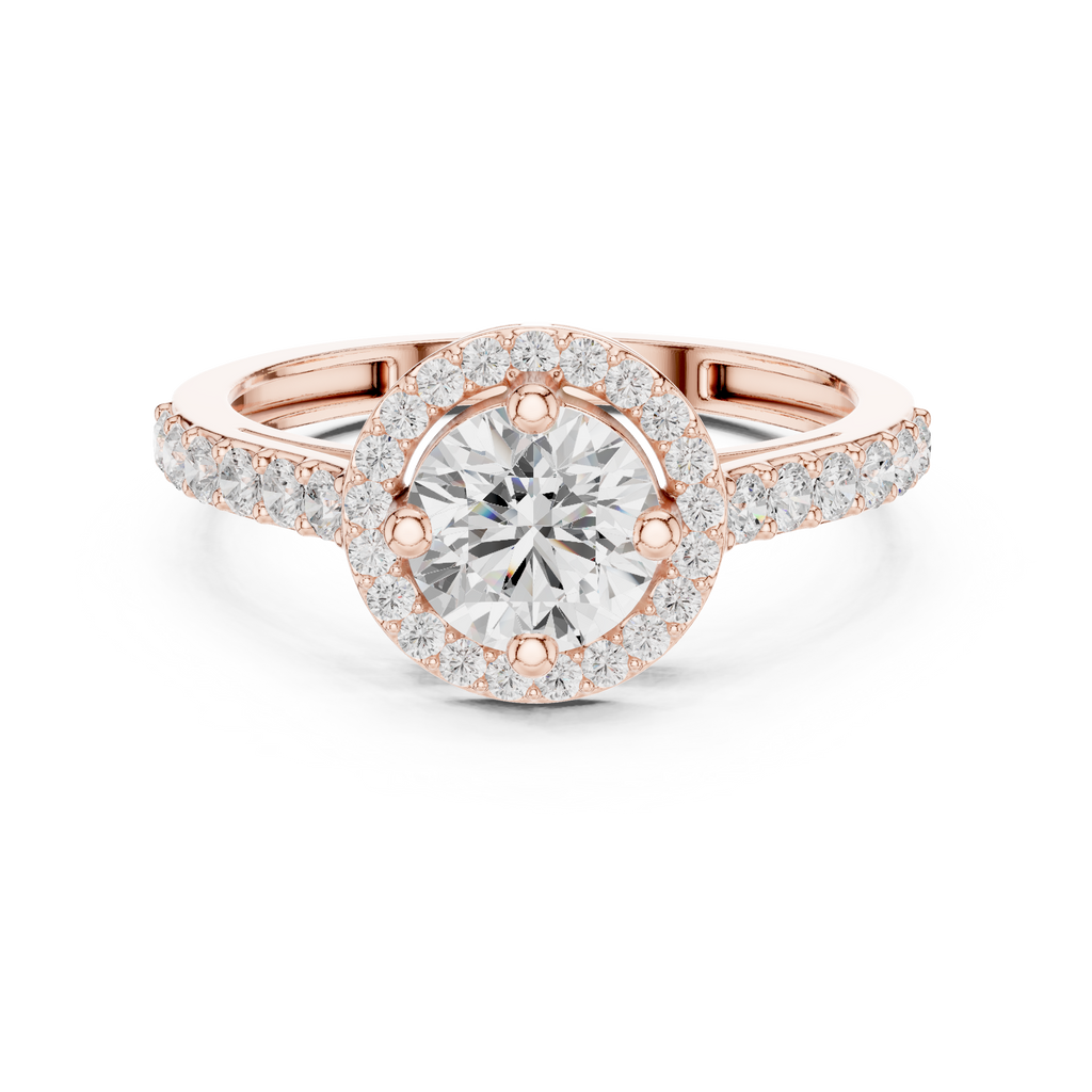 Halo Diamond Ring