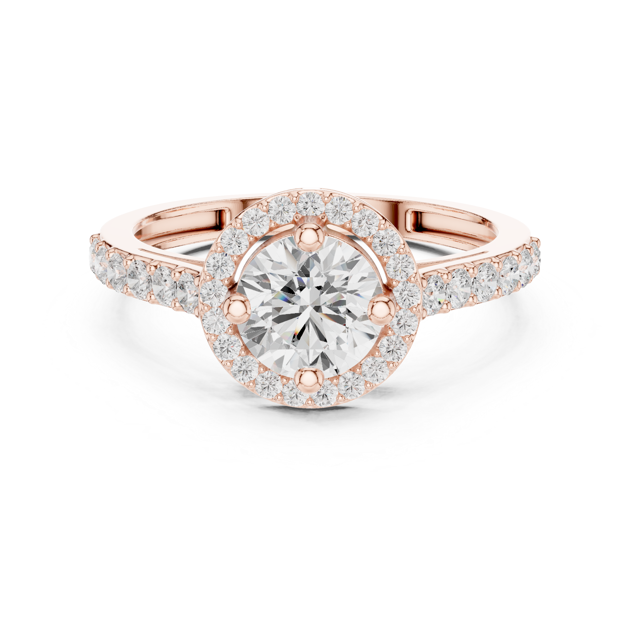 Halo Diamond Ring