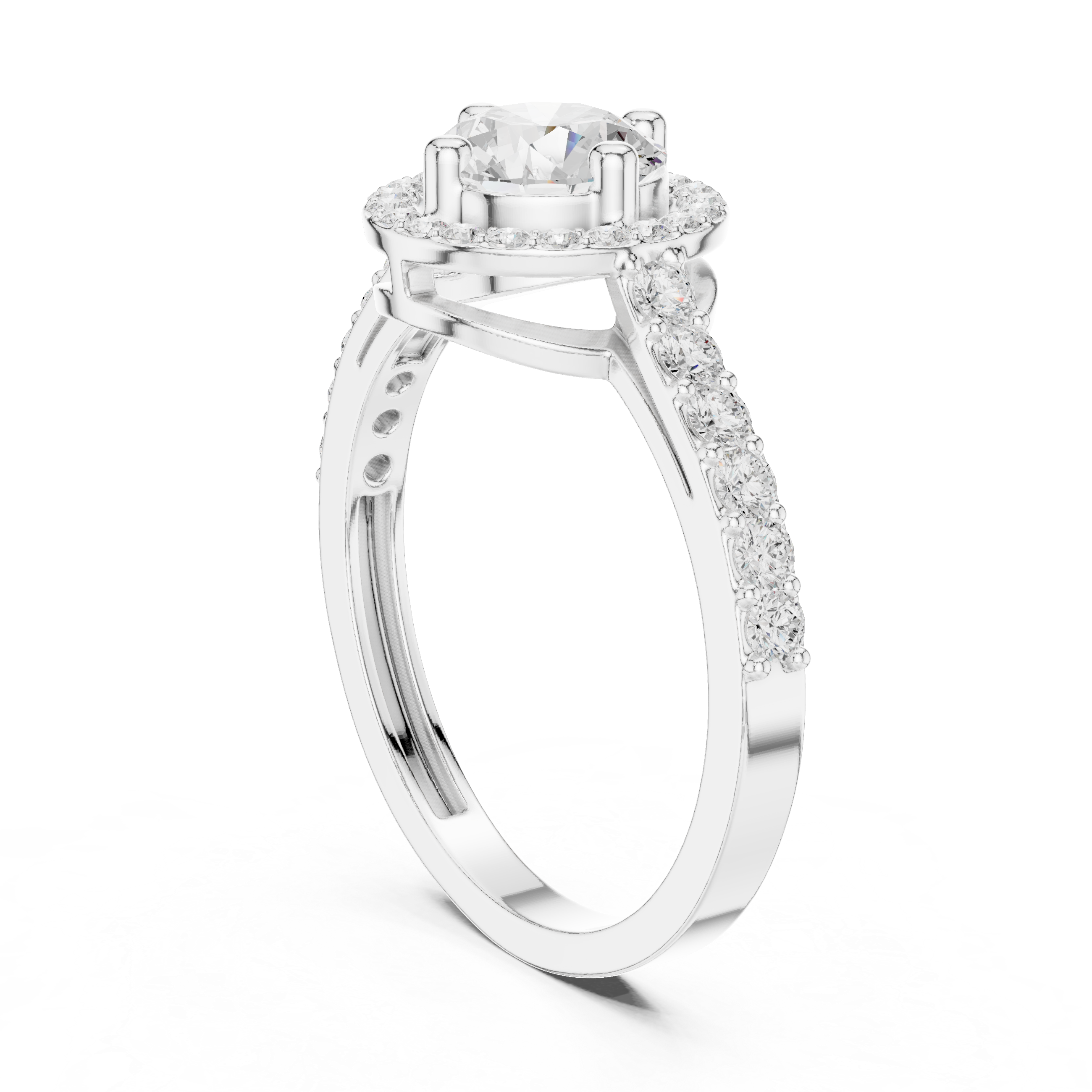 Halo Diamond Ring