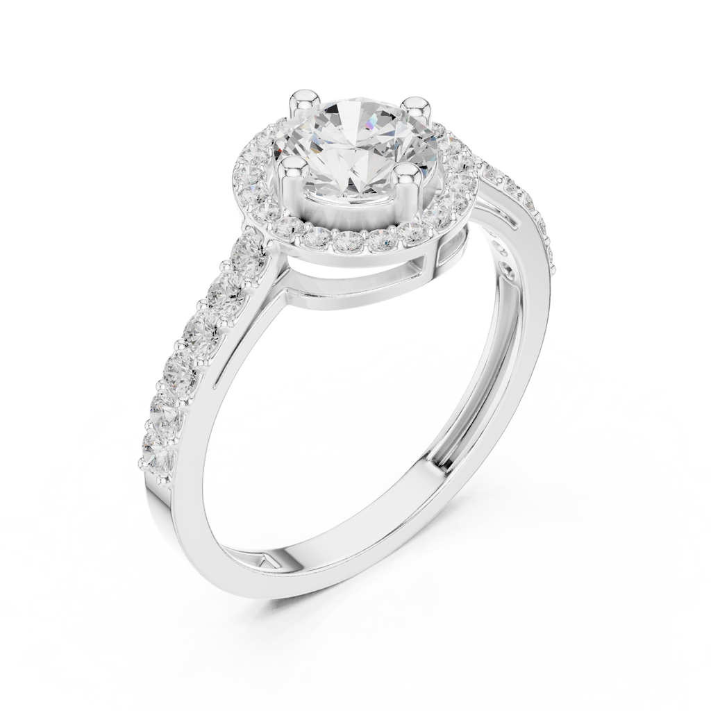 Halo Diamond Ring